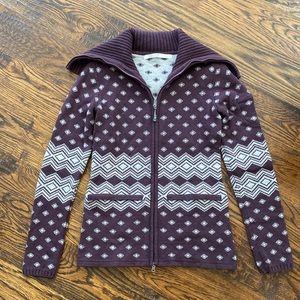 Athleta Zip Up Sweater